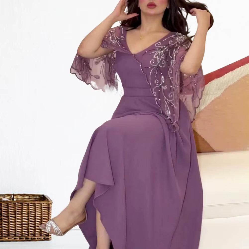 A-Line Maxi Gown for  Special Occasions Dressg Dres