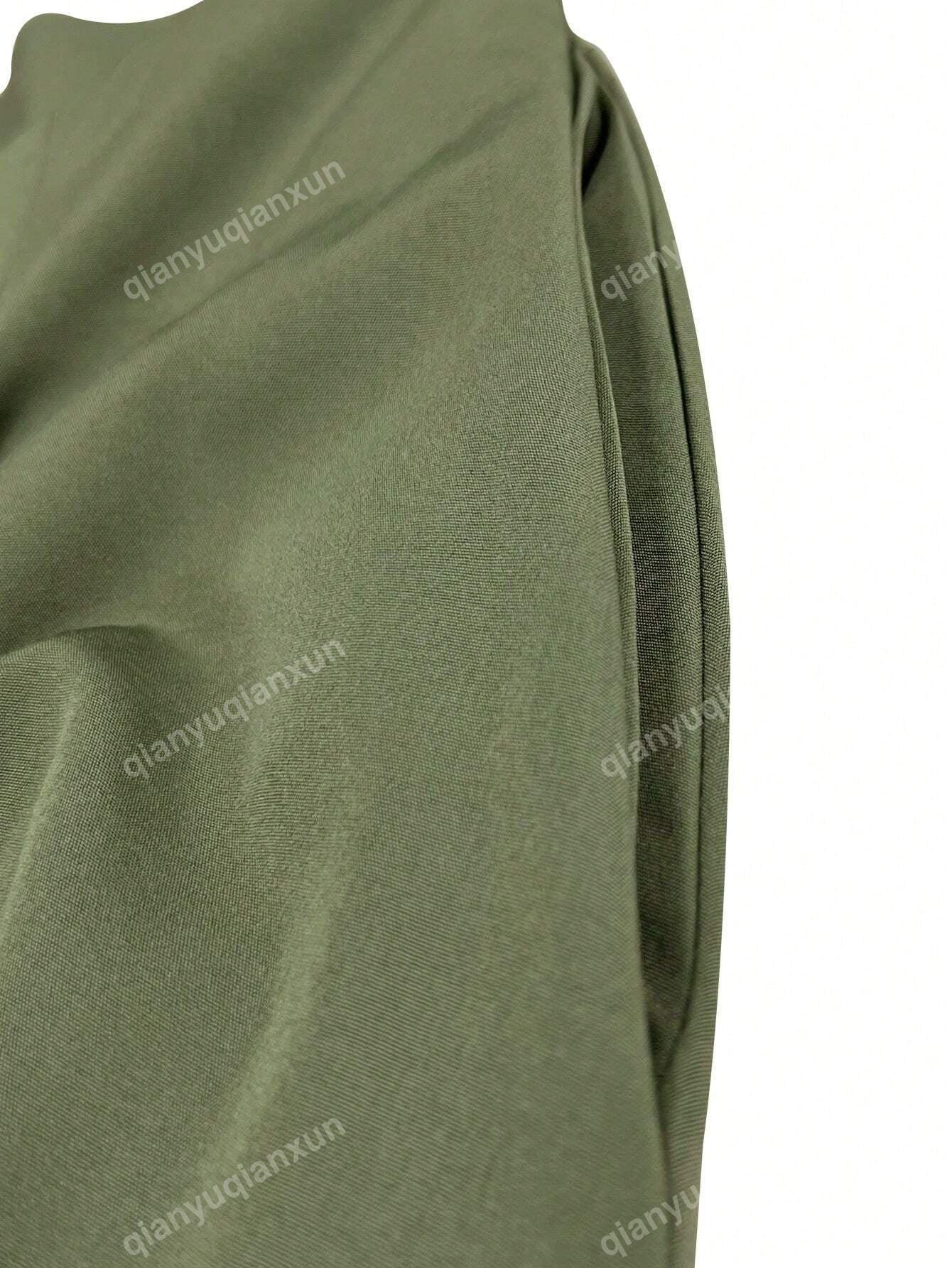 New A-Line Skirt Umbrella Skirt Bow Women Day Big Swing Skirt Slim Waist Long Skirt Europe and the United States Four Seasons Fashion with All Solid Color Women Skirt