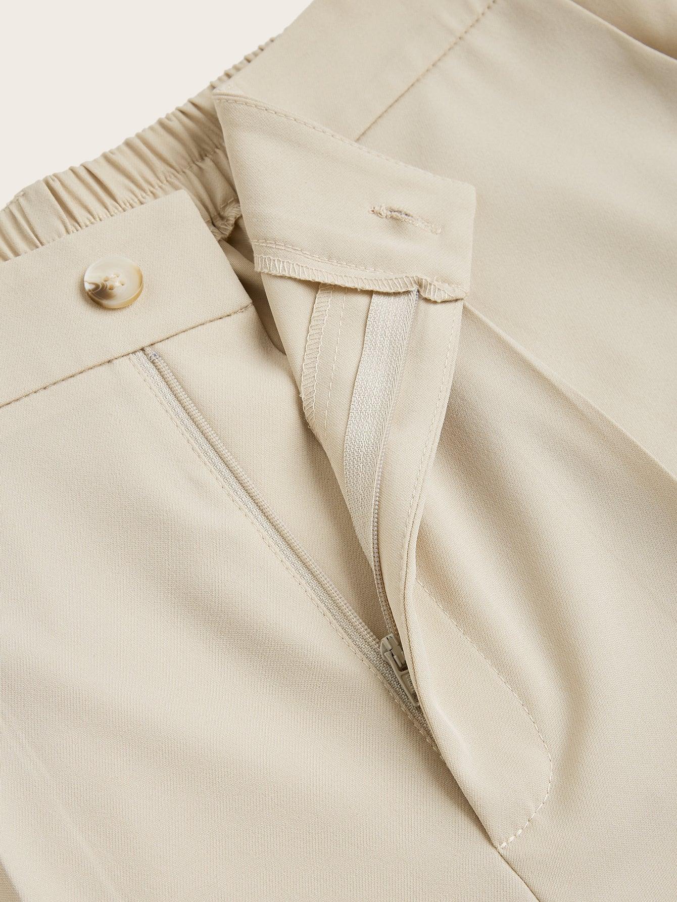 Women's  High Waist Straight Leg Trousers