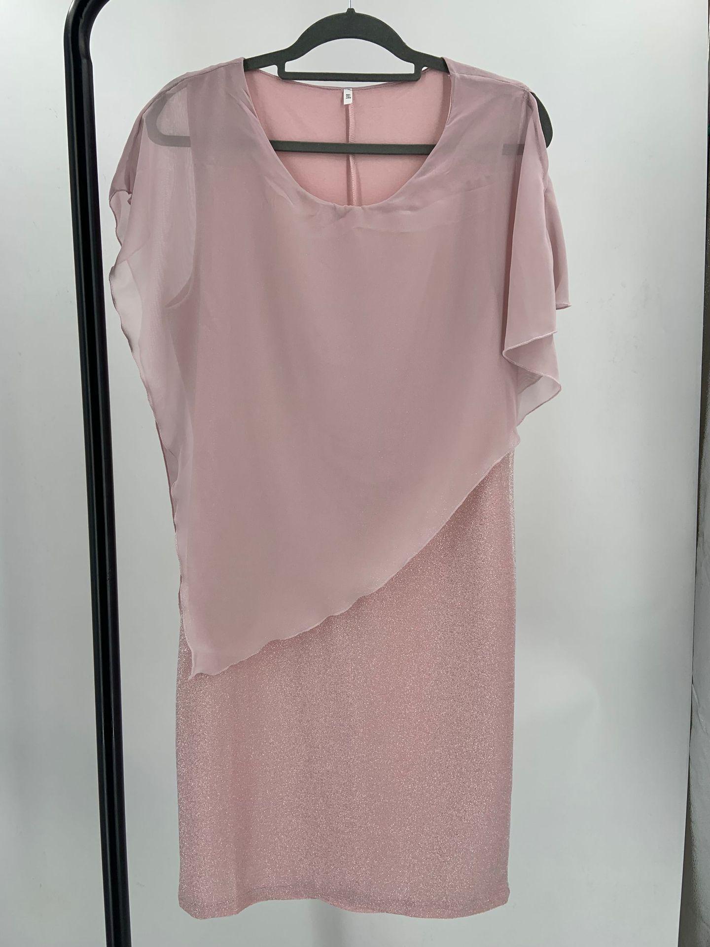 Solid Color Chiffon Two-piece Slim Fit Sheath Sexy Party Formal Dress