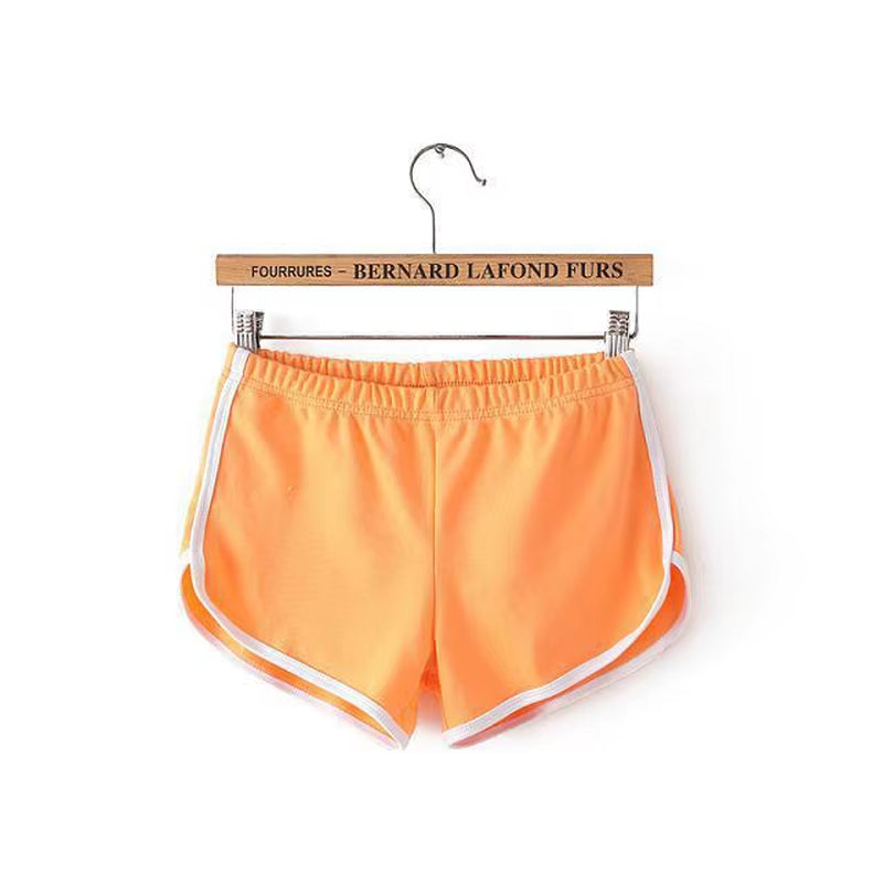 Sexy Silm Fit Soild Casual Short Pant for Women Clothes Streetwear Patchwork Mid Waist Panties Sports Fashion Ropa De Mujer