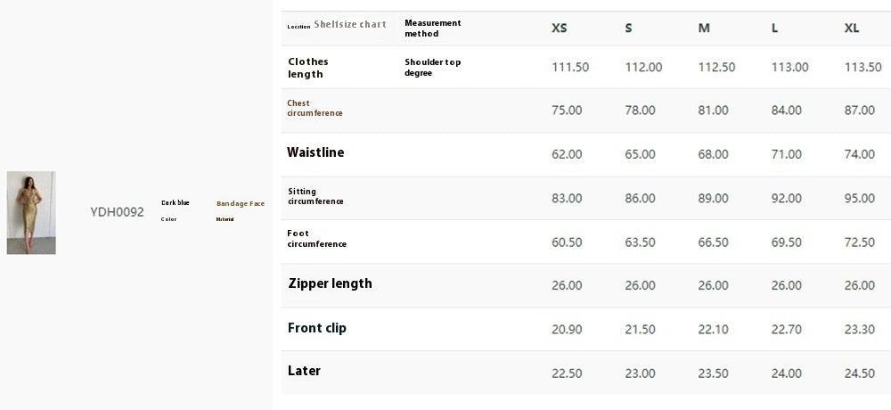 Women's Long Dress With Suspenders