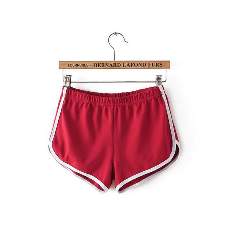Sexy Silm Fit Soild Casual Short Pant for Women Clothes Streetwear Patchwork Mid Waist Panties Sports Fashion Ropa De Mujer