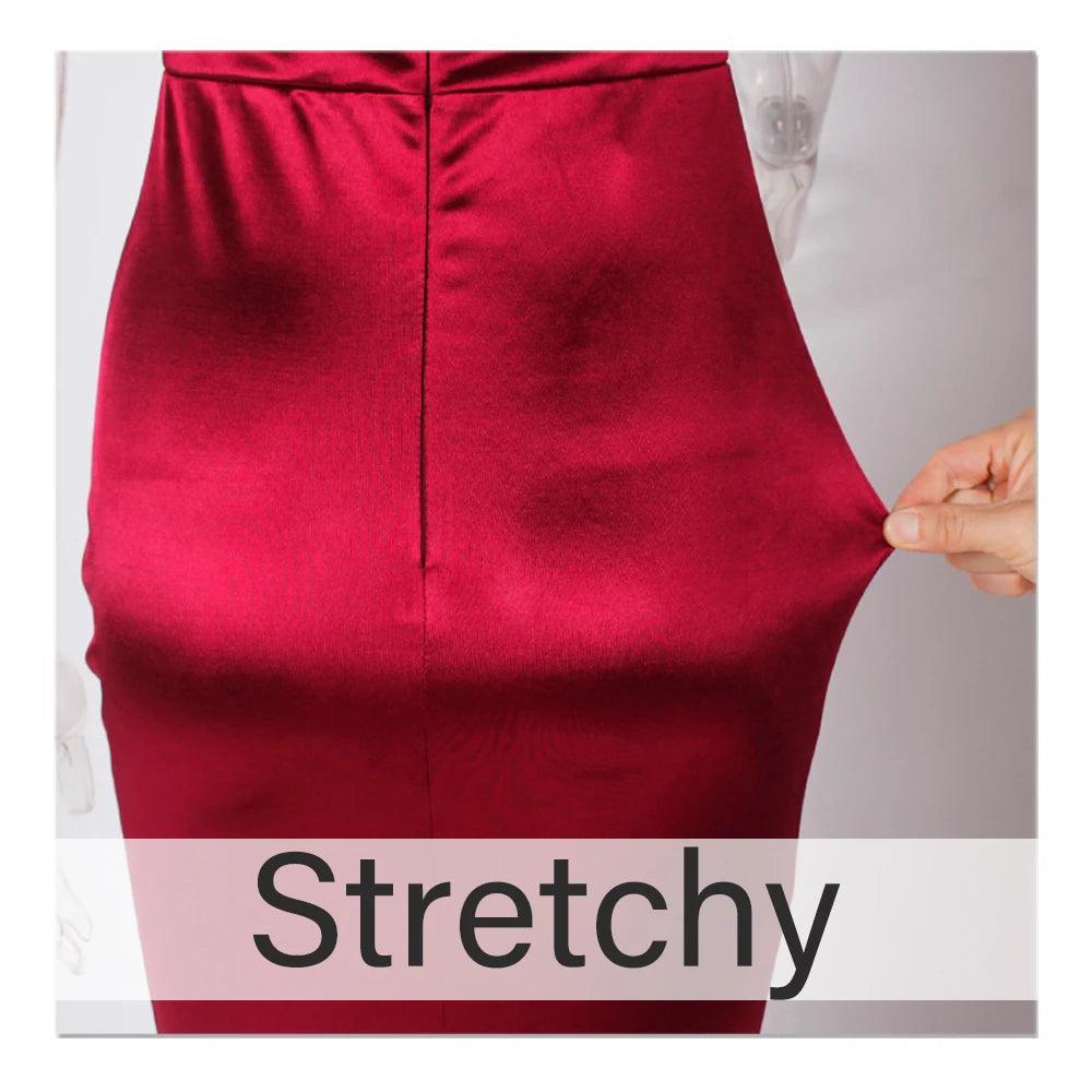Romagic Knot Ruched V Neck Long Sleeve Cocktail Prom Dresses