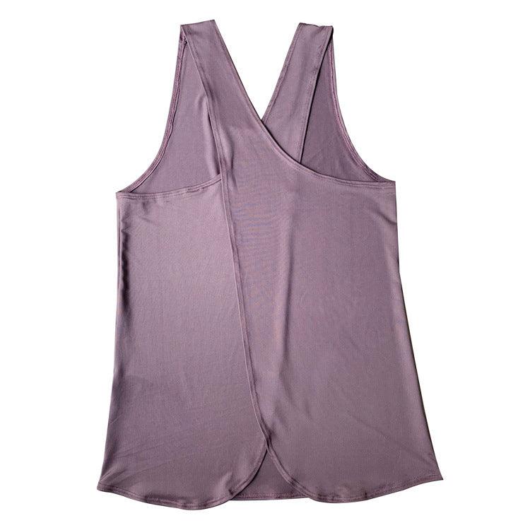 Yoga Vest Women's Summer Thin Loose Exercise Blouse
