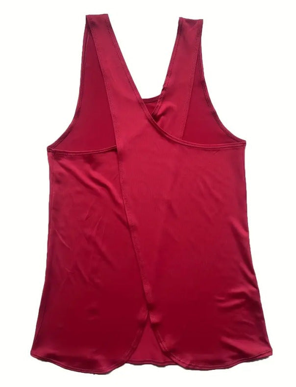 Yoga Vest Women's Summer Thin Loose Exercise Blouse