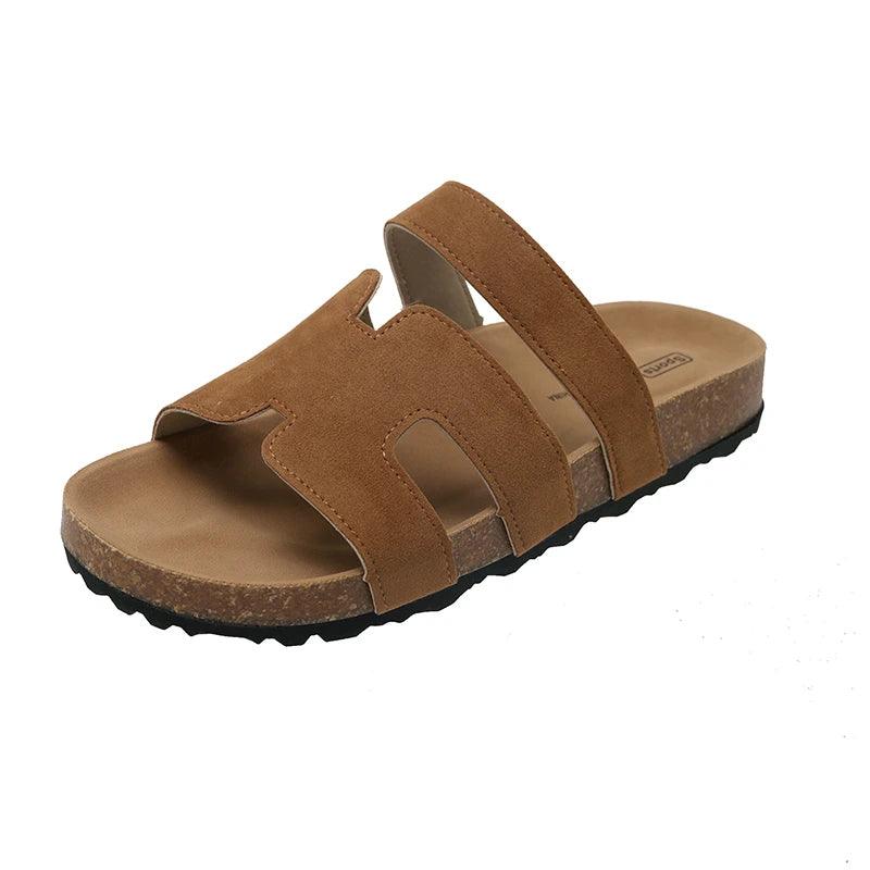 Classic Cork Footbed Clogs Sandals Women Summer Brand