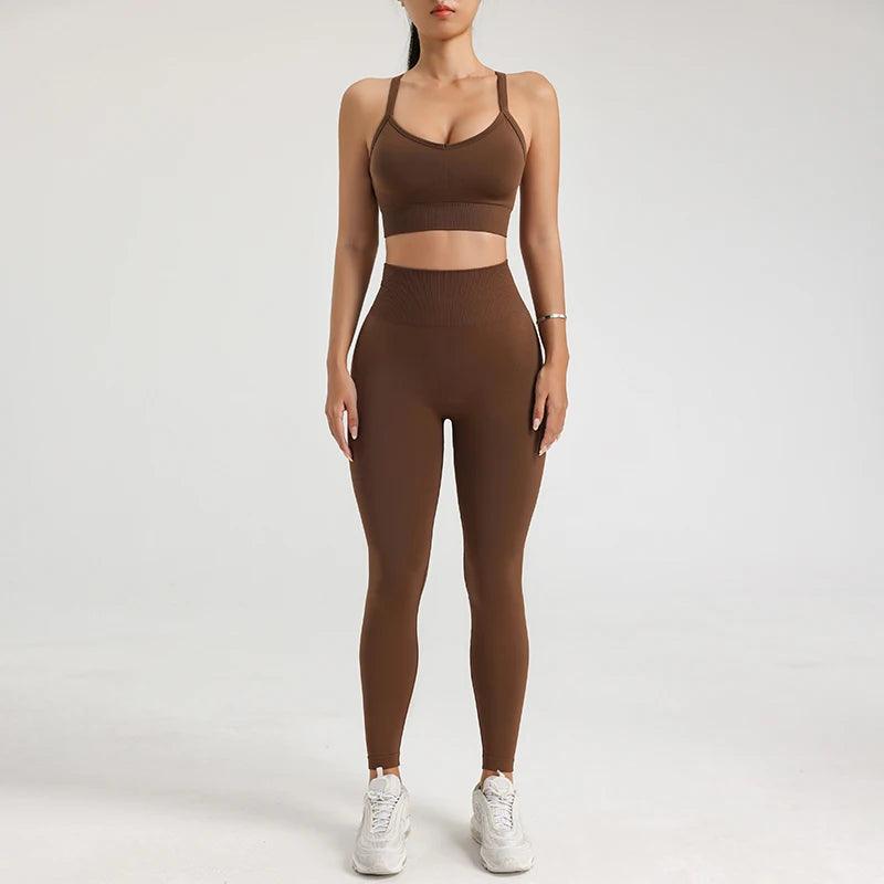 بدلة يوغا رياضية للنساء