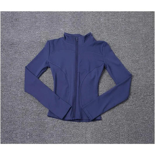 Women Sport Jacket Long Sleeve Shirt Workout Coat Gym Training