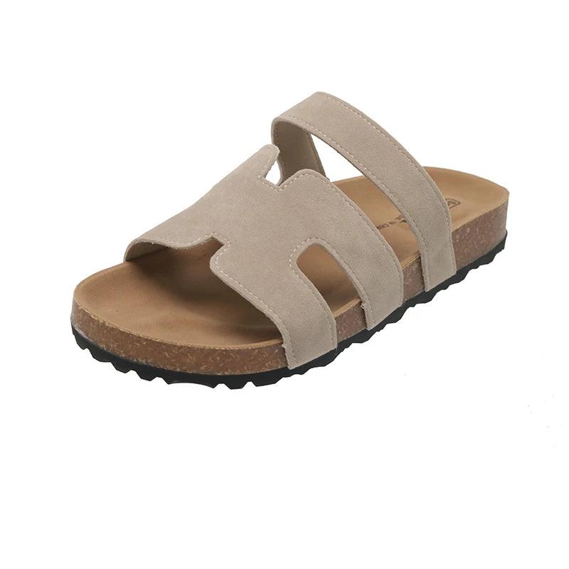 Classic Cork Footbed Clogs Sandals Women Summer Brand