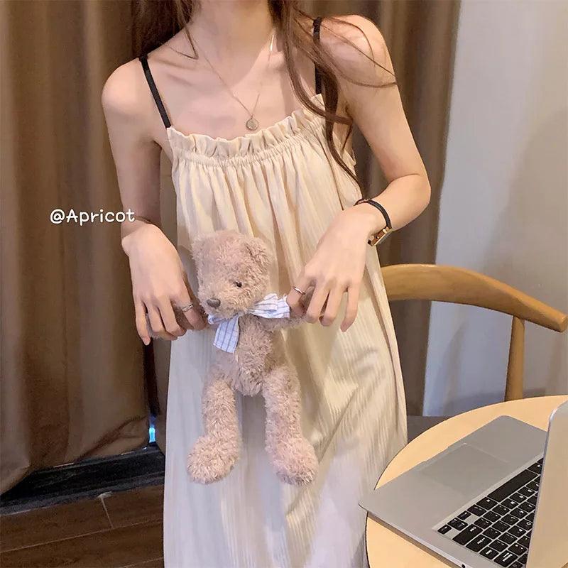 Nightdress Women Pajamas Sexy Homewear Summer Sleepwear Princess
