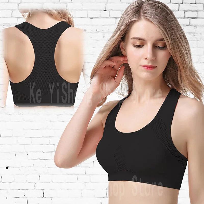 ملابس داخلية رياضية نسائية قابلة للتنفس تمتص العرق ومضادة للصدمات ومناسبة لصالة الألعاب الرياضية