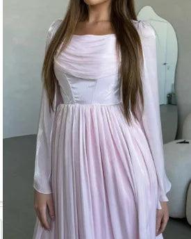 Women Party Dresses Jalabiya Ruffles