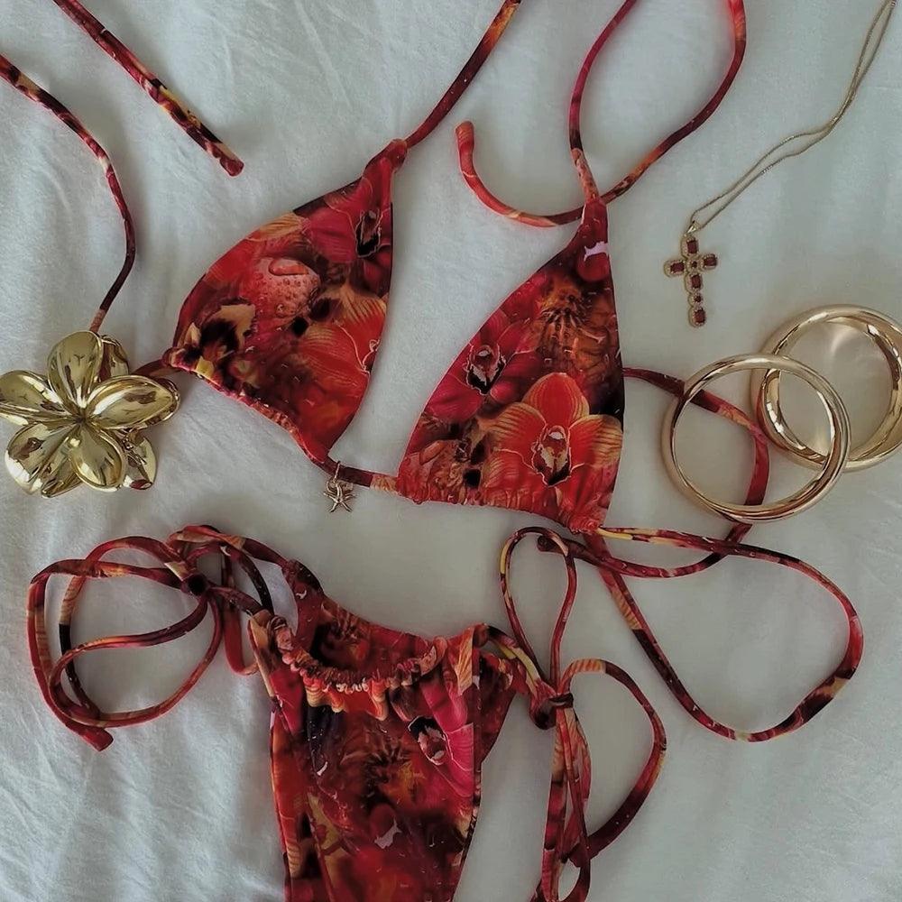 2025 Sexy Female Swimwear Brazilian Bikini Set