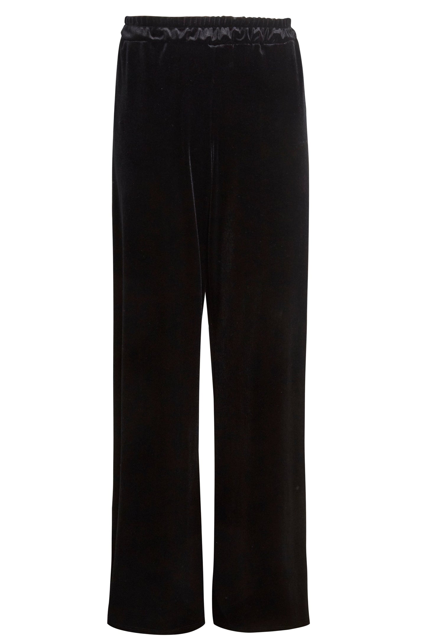 Wide Leg Velvet Trousers