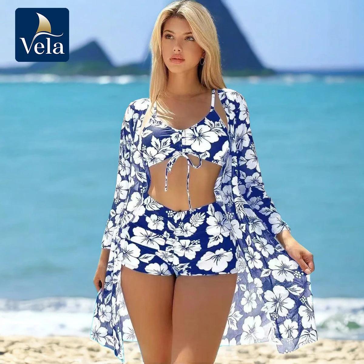 Vela Slimming Vikinis 2025 3 Piece Bikini Set