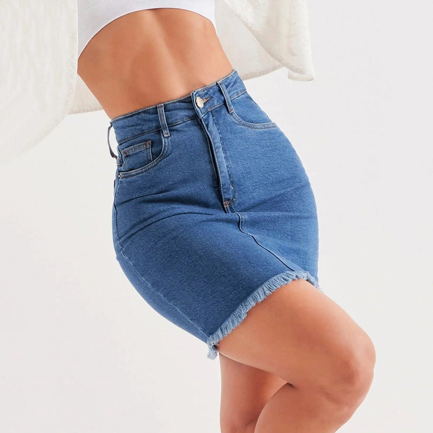 Skirt with Suspenders Womens Daily Casual Classic