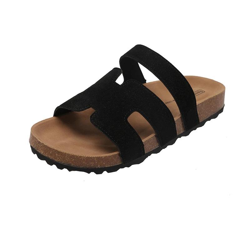 Classic Cork Footbed Clogs Sandals Women Summer Brand
