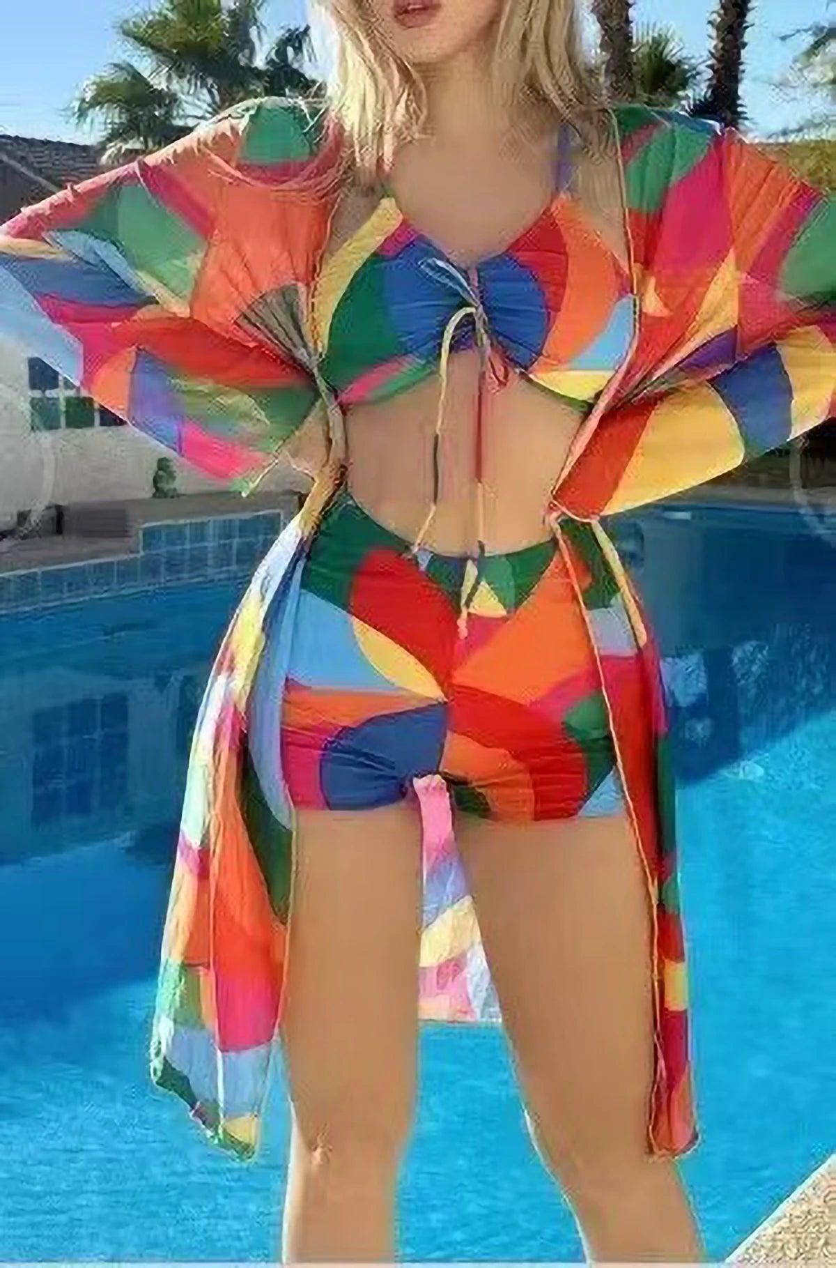 Vela Slimming Vikinis 2025 3 Piece Bikini Set