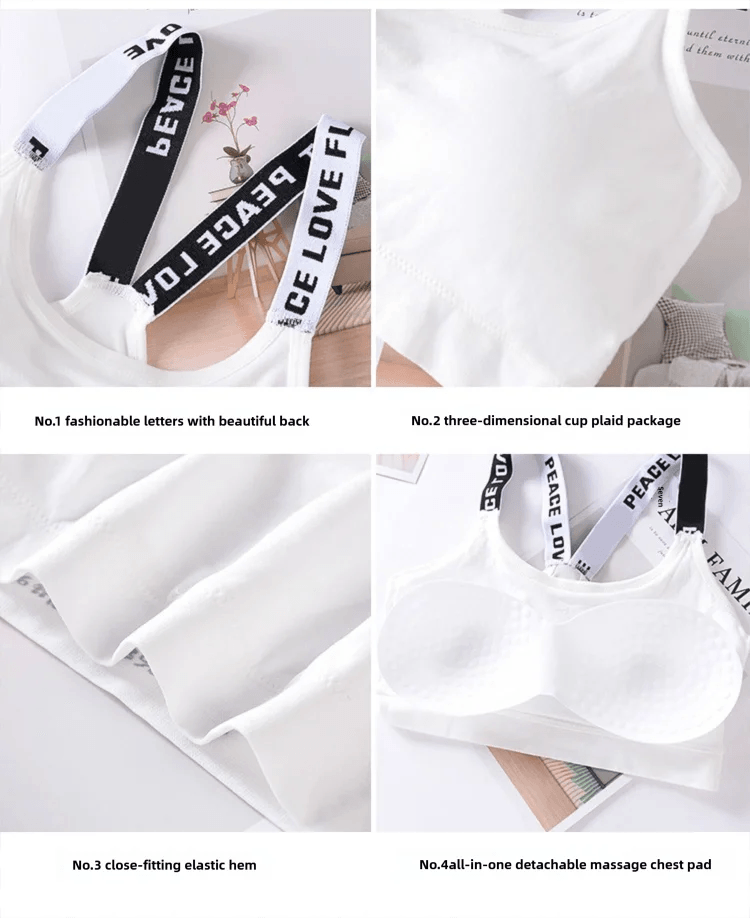 ملابس داخلية رياضية نسائية للياقة البدنية بدون درزات، بلوزة قصيرة واسعة