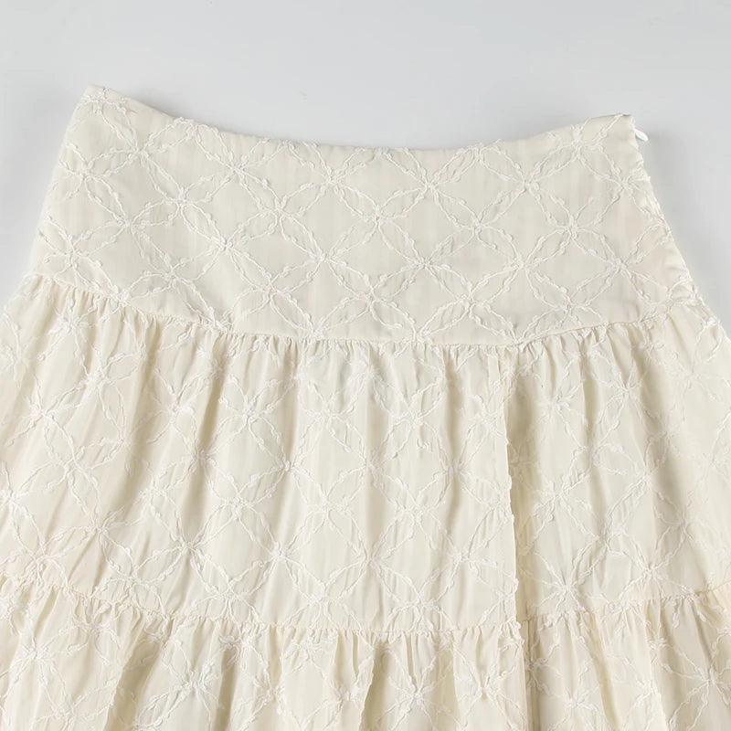Bohemian Split Long Semi-Dress Beach Holidays Women Fashion 2025 Summer Clothing