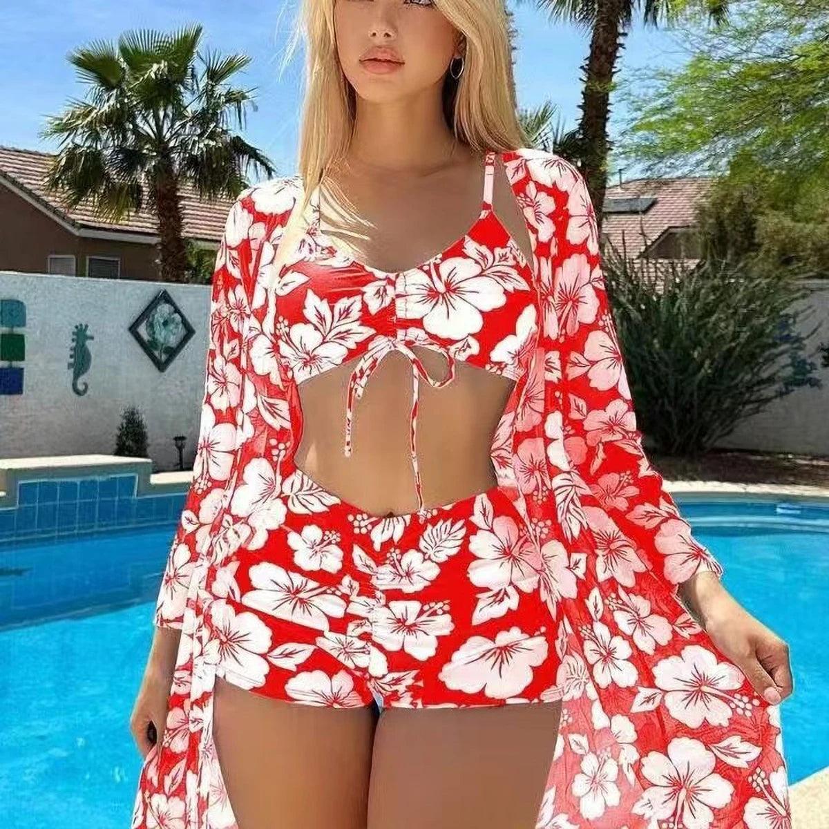 Vela Slimming Vikinis 2025 3 Piece Bikini Set