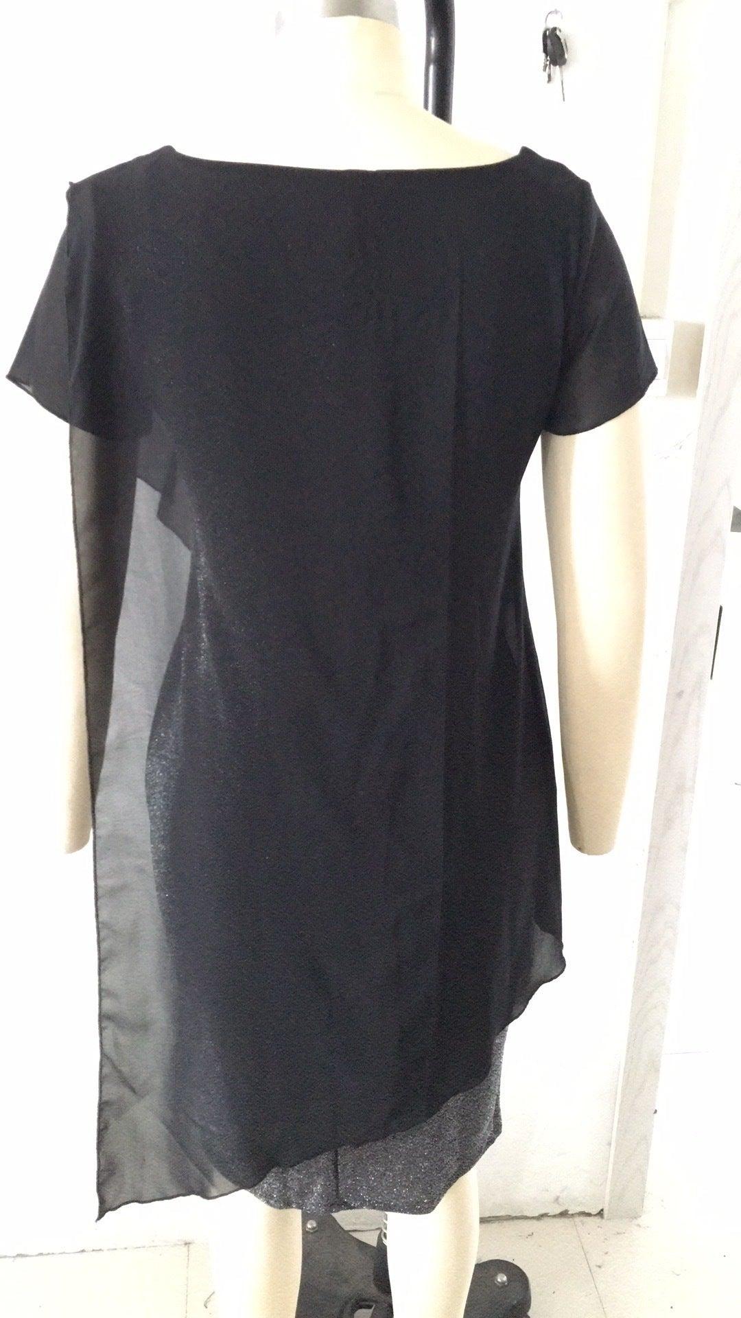 Solid Color Chiffon Two-piece Slim Fit Sheath Sexy Party Formal Dress
