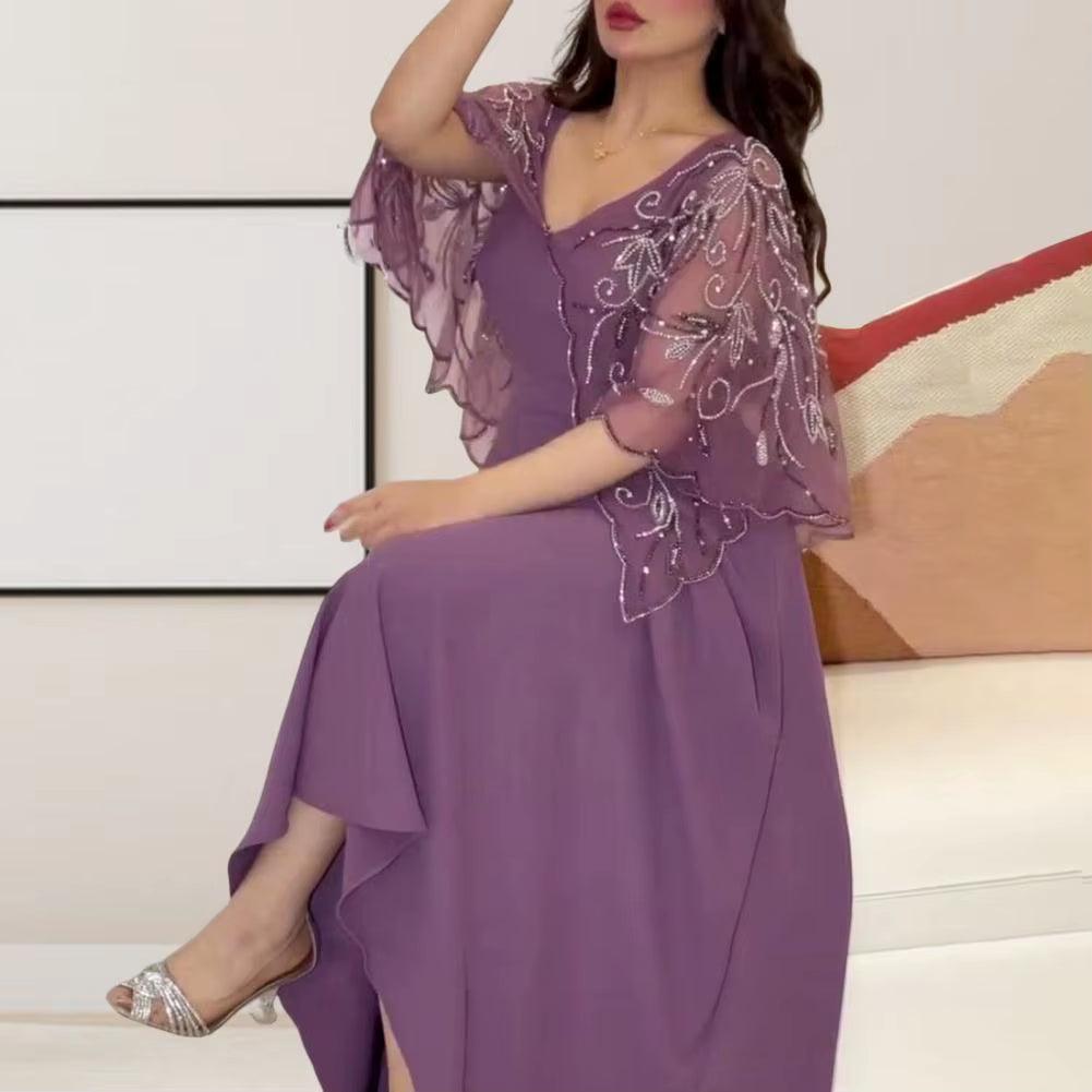 A-Line Maxi Gown for  Special Occasions Dressg Dres