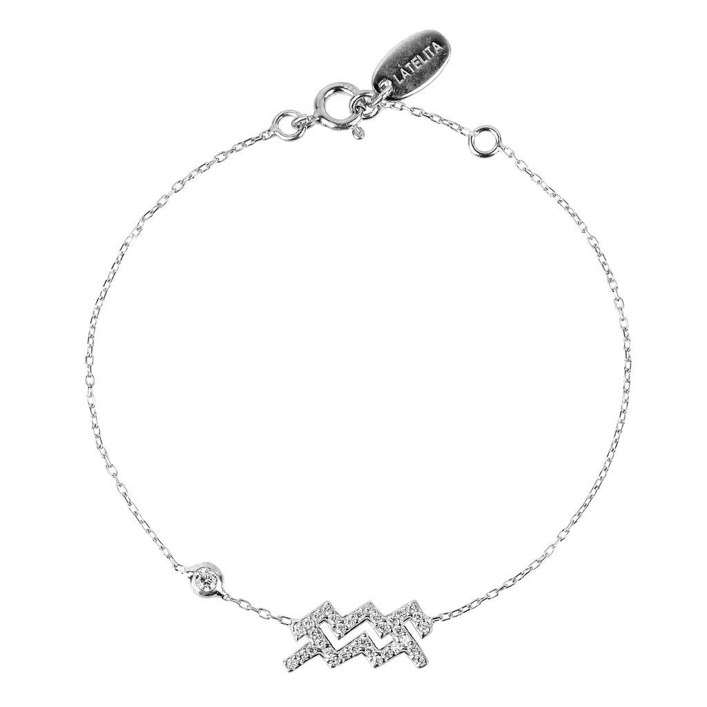 Zodiac Horoscope Star Sign Bracelet Aquarius