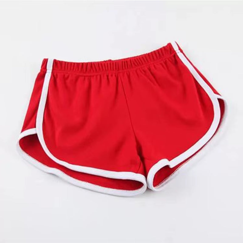 Sexy Silm Fit Soild Casual Short Pant for Women Clothes Streetwear Patchwork Mid Waist Panties Sports Fashion Ropa De Mujer