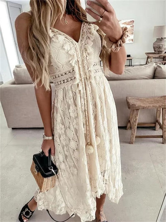 - Summer Bohemian Retro Beach Holiday Attire
