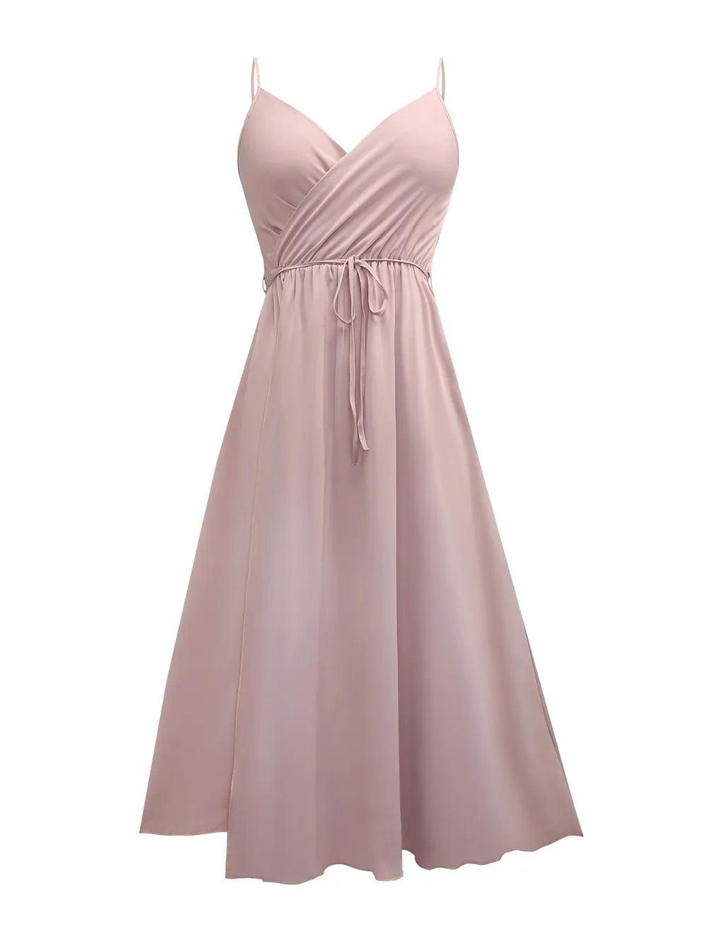 summer new elegant V-neck dress dress