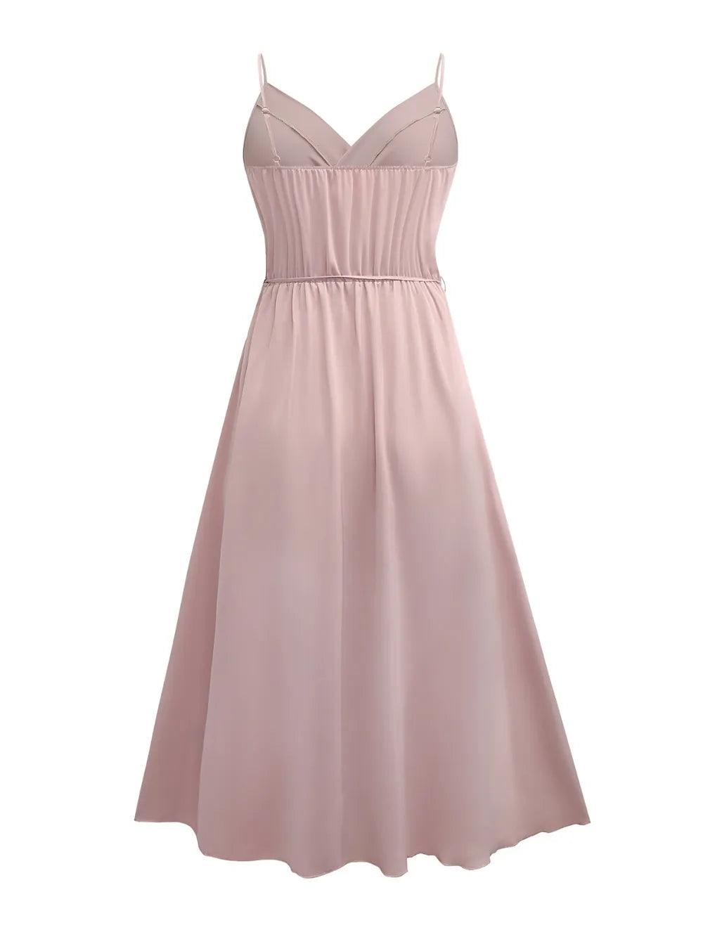 summer new elegant V-neck dress dress