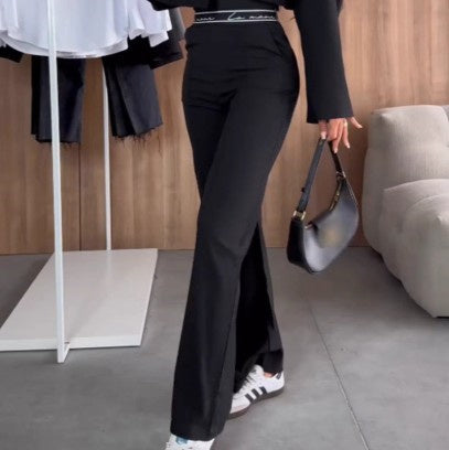 Women's Draping Effect Casual Trousers