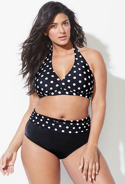 European and American floral bikini