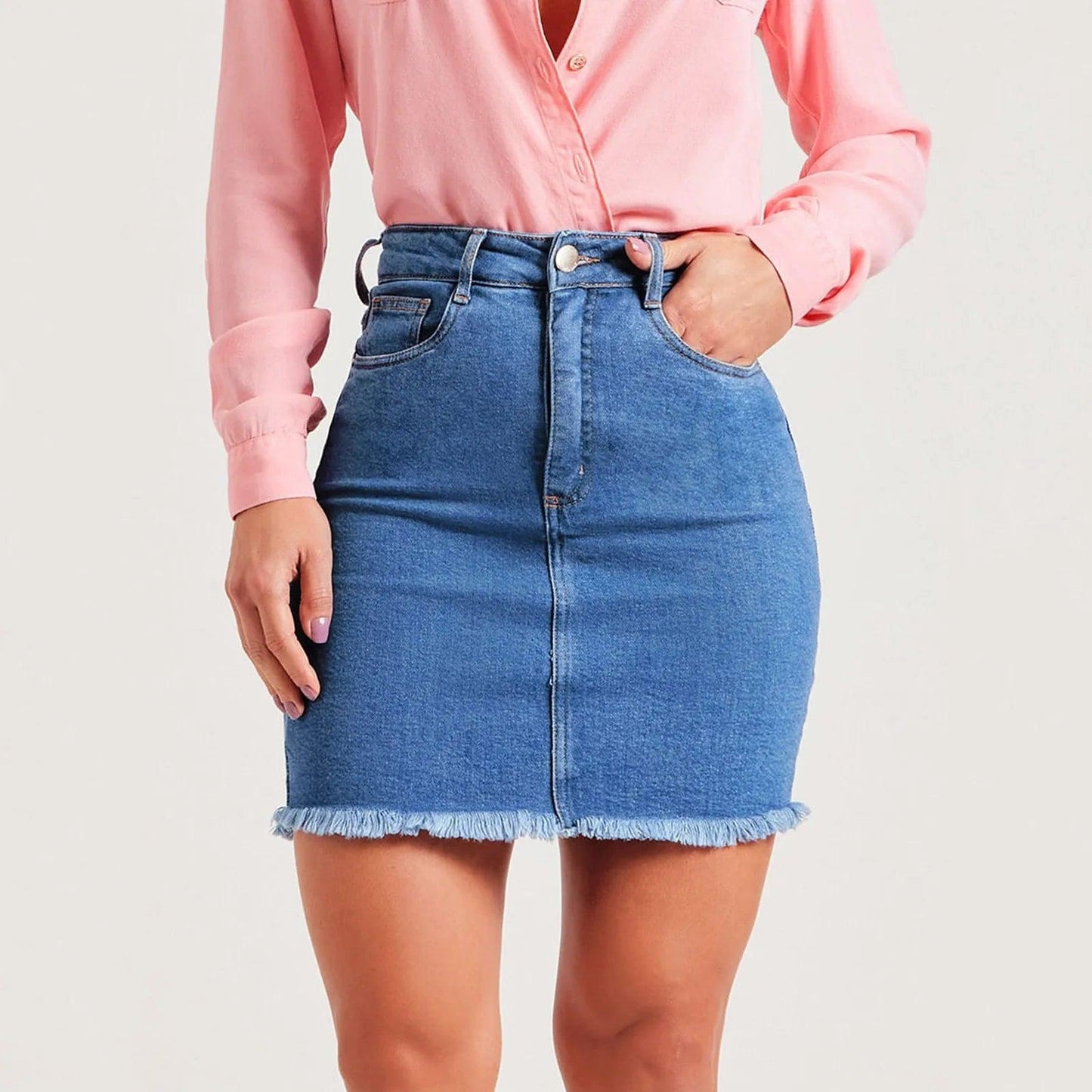 Skirt with Suspenders Womens Daily Casual Classic