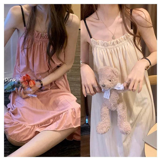 Nightdress Women Pajamas Sexy Homewear Summer Sleepwear Princess