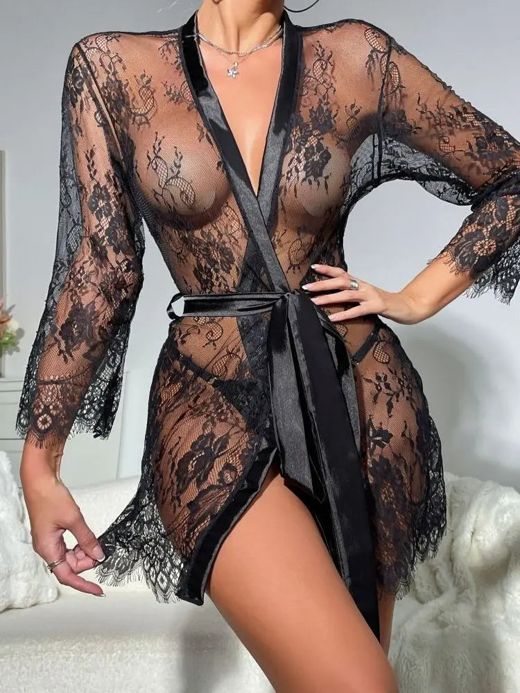 Sexy Temptation Sleepwear Lace Sleepwear