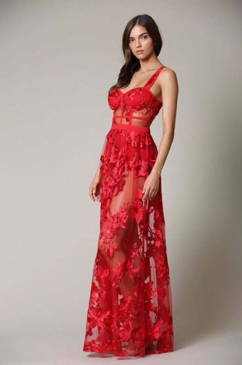 Elegant Embroidered Lace Dress - 43% Off at Rose Paulino